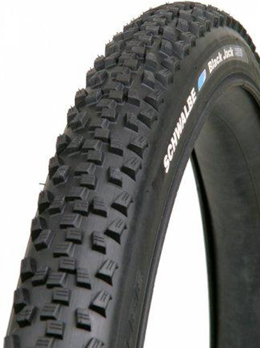 Schwalbe Buitenband 26x2.10 Black Jack Zwart
