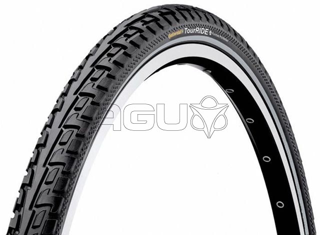 Continental Tourride 27x1 1/4 Zwart Reflectie