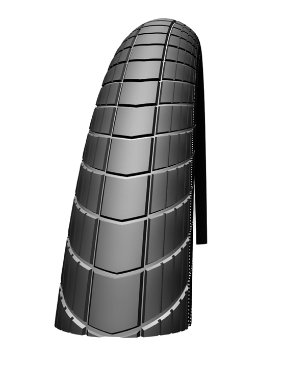 Schwalbe Buitenband 12x2.00 Big Apple Zwart Refl.