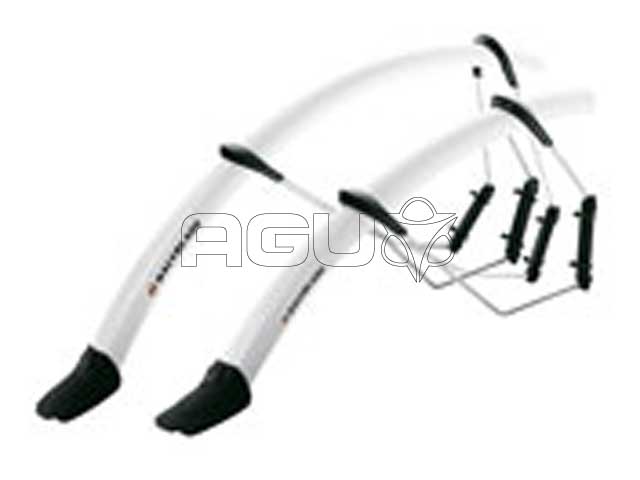 SKS Spatbord Set Raceblade 18-32mm breed Wit