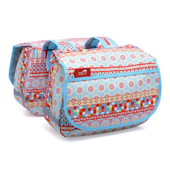 New Looxs Dubbele Fietstas Senora Arabella Orange