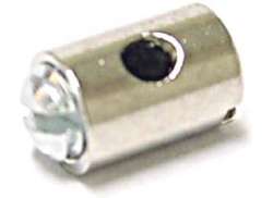 Bofix Schroefnippel 5 x 7mm Gas Kabel - Zilver (1)