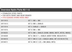 Elvedes Hydro Onderdelen Set 4