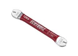 IceToolz Spaaknippel Sleutel 3.45mm - Rood/Zilver