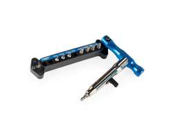 Park Tool QTH-1 T-Sleutel Bitset 8-Delig - Blauw/Zwart
