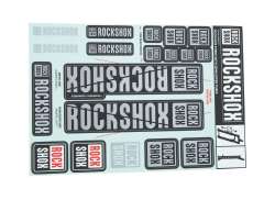 Rockshox Sticker Set tbv. &#216;35mm Voorvork - Grijs