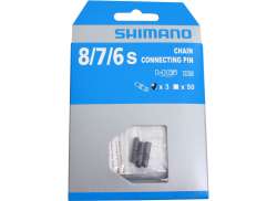 Shimano Ketting Stift 6/7/8V - Zilver (3)