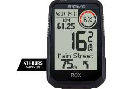Sigma ROX 4.0 Fietscomputer Endurance GPS Top Mount - Zwart