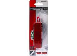 Simson Block Achterlicht LED Batterijen - Transparant