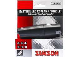Simson Bundle Koplamp LED Batterijen - Transparant