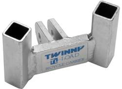 Twinny Load Geleidebus Fietsendrager 75mm - Zilver