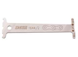 Unior 1644/4 Kettingslijtagemeter - Zilver