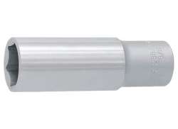 Unior Dop 3/8 Inch  17.0mm Lang Chroom - Zilver