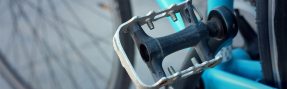 Guia de substituição de pedal de bicicleta urbana