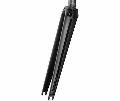 Racefiets Vork Koolstofvezel 700C 1-1/8 25.4mm for Stadsfiets Schijfrem Stijf Vorken QR 9x100mm Rechte Buis Fiets Voorvork (Color : Black glossy, Size : 700c