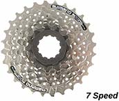 7 speed wide range cassette