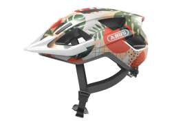 Abus Aduro 3.0 Led Capacete De Ciclismo Laranja Palm - L 58-62 cm