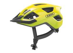 Abus Aduro 3.0 Led Capacete De Ciclismo Signal Amarelo - L 58-62 cm