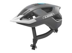 Abus Aduro 3.0 LED Cycling Helmet Race Gray - L 58-62 cm