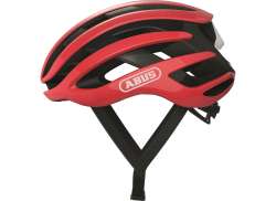 Abus Airbreaker Bicicleta De Carretera Casco Rojo - Talla L 58-62cm