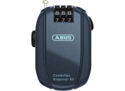 Abus Combiflex StopOver Antivols &Agrave; Code 65cm - Bleu