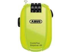 Abus Combiflex StopOver 번호 자물쇠 65cm - 네온 옐로우