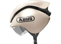 Abus GameChanger TRI サイクリング ヘルメット シャンパン ゴールド - L 56-61 cm
