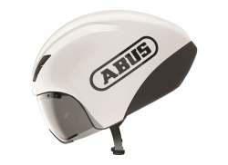 Abus GameChanger TT 1.1 Capacete De Ciclismo Shiny Branco - L 57-61 cm