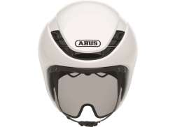 Abus GameChanger TT 1.1 Cyklistick&aacute; Helma Shiny B&iacute;l&aacute; Shiny White