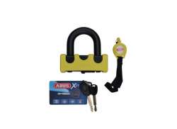 Abus Granit Power XS Kædelås Ø12mm 120cm - Sort/Gul