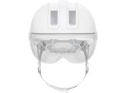 Abus Hud-Y Ace Cycling Helmet Pure White - L 57-61 cm