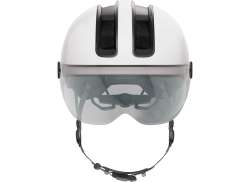 Abus Hud-Y Ace Fahrradhelm Shiny White