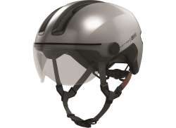 Abus Hud-Y Ace Kask Rowerowy Gleam Silver