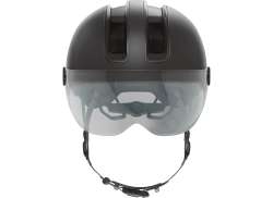 Abus Hud-Y Ace Kask Rowerowy Aksamit Czarny - L 57-61 cm