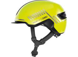 Abus Hud-Y Cycling Helmet Signal Yellow