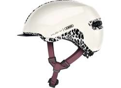 Abus HUD-Y Cycling Helmet Leo White - L 57-61 cm