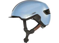 Abus Hud-Y Fahrradhelm Iced Blau - S 51-55 cm