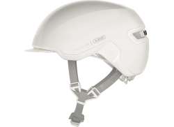 Abus Hud-Y Puristic Casque De V&eacute;lo Shiny Blanc Shiny White
