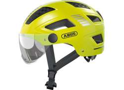 Abus Hyban 2.0 Ace Capacete De Ciclismo Com Visor Signal Yellow