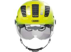 Abus Hyban 2.0 Ace Cycling Helmet With Visor Signal Yellow