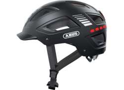 Abus Hyban 2.0 Led Casco Ciclista Signal Zwart