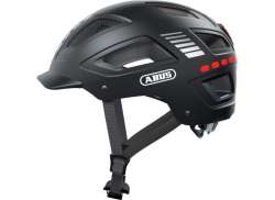 Abus Hyban 2.0 Led Casco Da Ciclismo Signal Nero - XL 58-63 cm