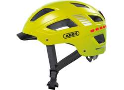 Abus Hyban 2.0 LED Cycling Helmet Signal Yellow