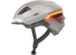 Abus Hyp-E Casque De V&eacute;lo Argent Silver
