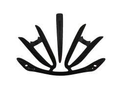 Abus Imbottitura Per. Gamechanger 2.0 Medium - Nero