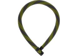 Abus IvyTex Kedjelås Ø7mm 110cm - Svart/Gul