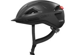 Abus Lowk-Y LED Cycling Helmet Velvet Black - M 54-58 cm