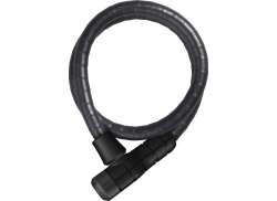Abus Microflex 6615 钢缆锁 85 厘米 - 黑色