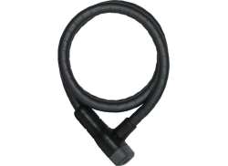 Abus Microflex 6615K 钢缆锁 120 厘米 - 黑色