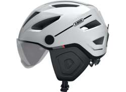 Abus Pedelec 2.0 Ace Capacete Led P&eacute;rola Branco - S 51-55 cm